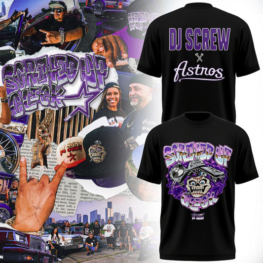 Official Houston Astros x DJ Screw Collection Shirt