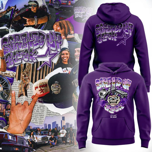 Official Houston Astros x DJ Screw Collection Hoodie Purple