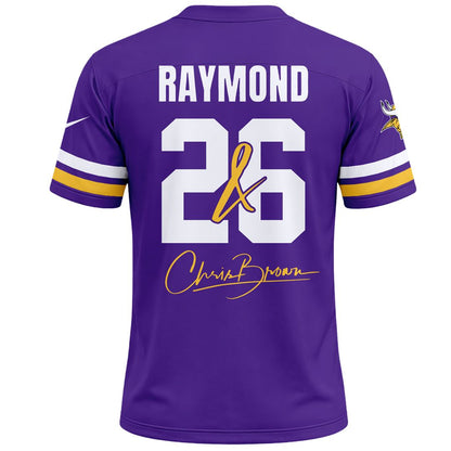 Limited Edition The R&B Tour x Minnesota Vikings Football Jersey 2026