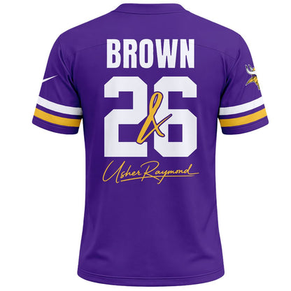 Limited Edition The R&B Tour x Minnesota Vikings Football Jersey 2026