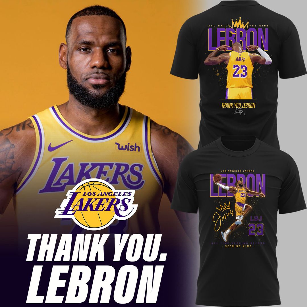 Thank you, LeBron Los Angeles Lakers T-Shirt
