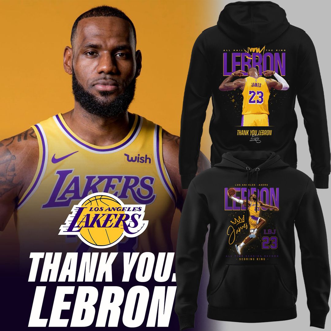 Thank you, LeBron Los Angeles Lakers Hoodie