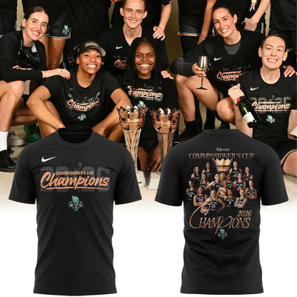 New York Liberty 2026 WNBA Commissioner's Cup Champions Tee