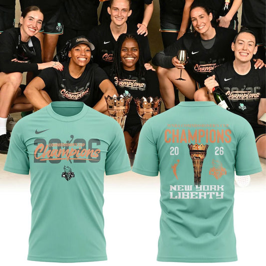 NY Liberty 2026 WNBA Commissioner's Cup Champions Tee