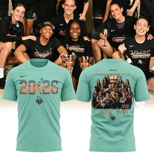 New York Liberty 2026 WNBA Commissioner's Cup Champions Tee