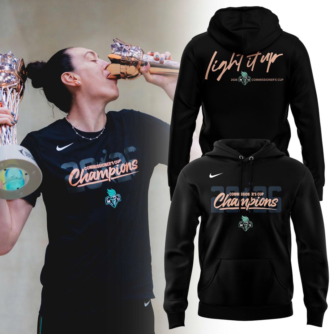 New York Liberty Nike 2026 WNBA Commissioner's Cup Champions Locker Room Hoodie