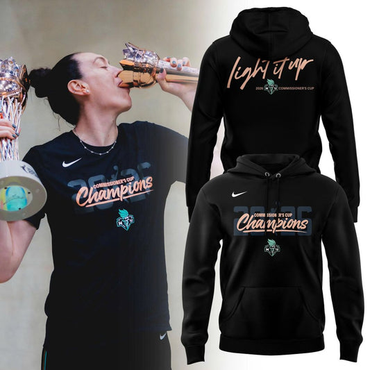 New York Liberty Nike 2026 WNBA Commissioner's Cup Champions Locker Room Hoodie