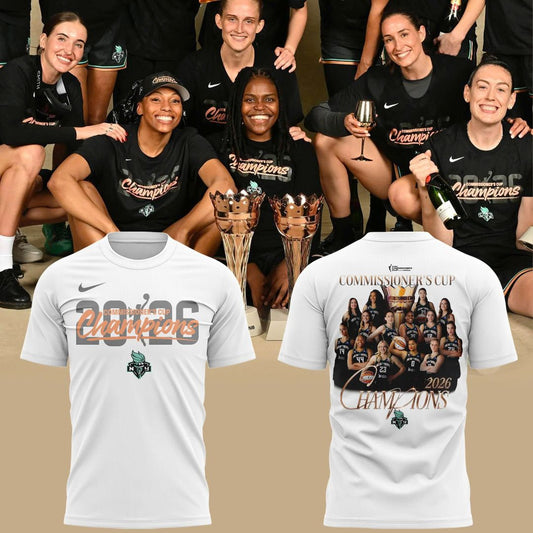 NY Liberty 2026 WNBA Commissioner's Cup Champions Tee