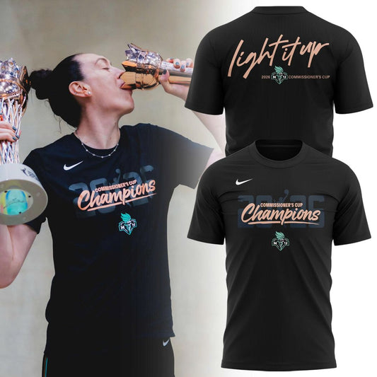 New York Liberty Nike 2026 WNBA Commissioner's Cup Champions Locker Room Shirt