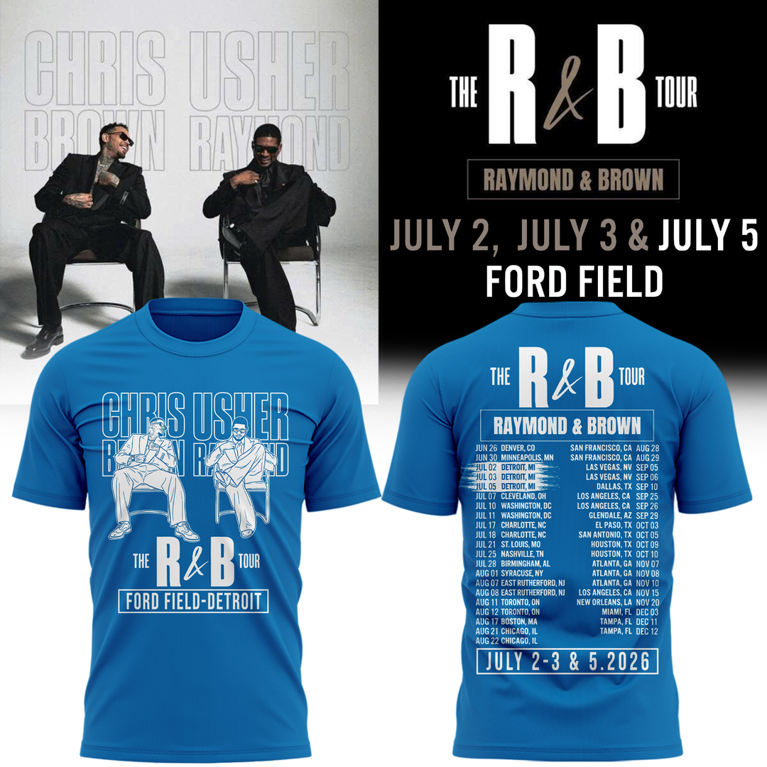 Exclusive Version Tshirt Detroit x The R&b Tour 2026