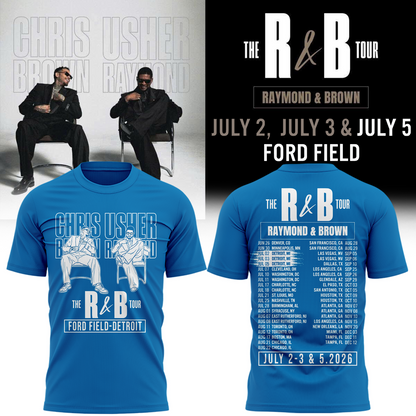 Exclusive Version Tshirt Detroit x The R&b Tour 2026