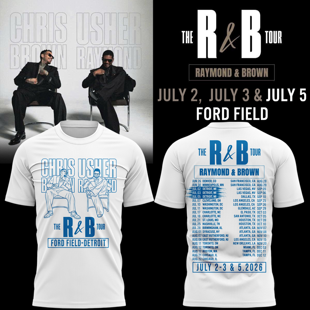 Exclusive Version Tshirt Detroit x The R&b Tour 2026