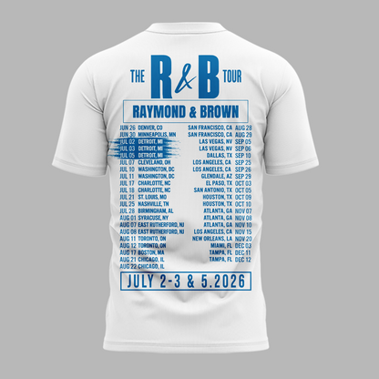 Exclusive Version Tshirt Detroit x The R&b Tour 2026