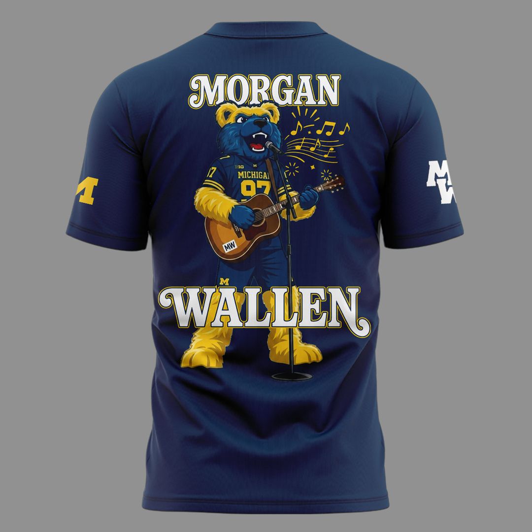 Morgan Wallen x Michigan Wolverines Football - Still The Problem Tour 2026 T-Shirt