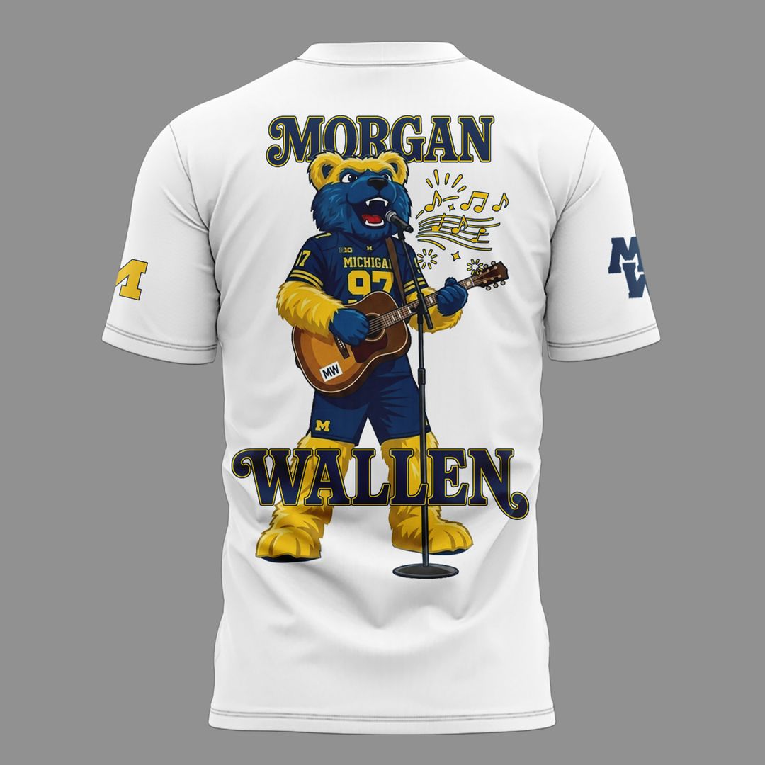 Morgan Wallen x Michigan Wolverines Football - Still The Problem Tour 2026 T-Shirt