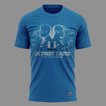 The R&B Tour x Detroit Lions - Usher Raymond & Chris Brown T-Shirt