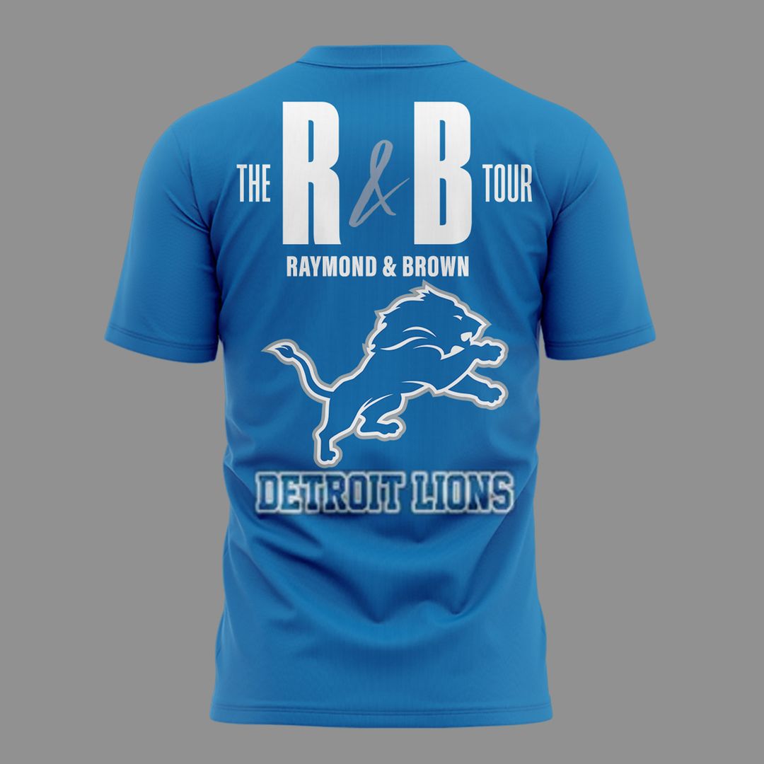 The R&B Tour x Detroit Lions - Usher Raymond & Chris Brown T-Shirt