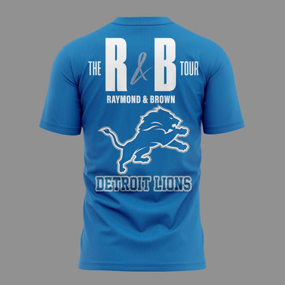The R&B Tour x Detroit Lions - Usher Raymond & Chris Brown T-Shirt
