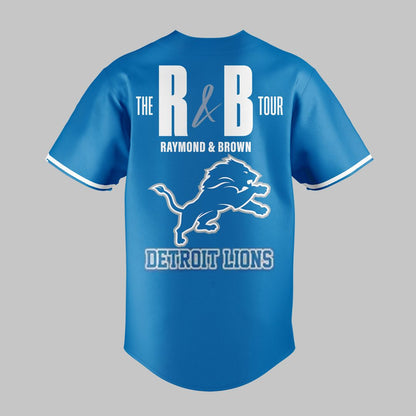 Exclusive 2026 The R&B Tour x Detroit Lions - Usher Raymond & Chris Brown Jersey