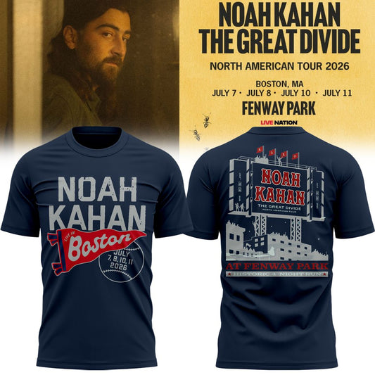 Boston Red Sox x Noah Kahan : The Great Divide Tour - Navy Tee