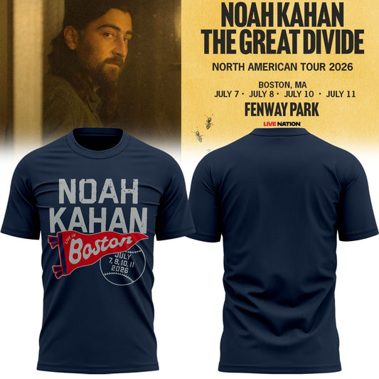 Boston Red Sox x Noah Kahan : The Great Divide Tour Navy Tee