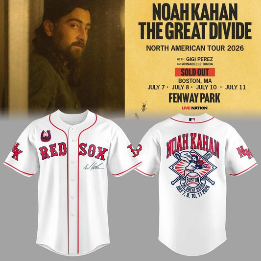 Boston Red Sox x Noah Kahan : The Great Divide Tour Jersey