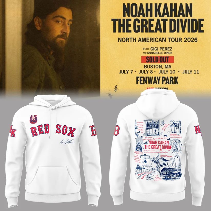 Boston Red Sox x Noah Kahan : The Great Divide Tour Hoodie
