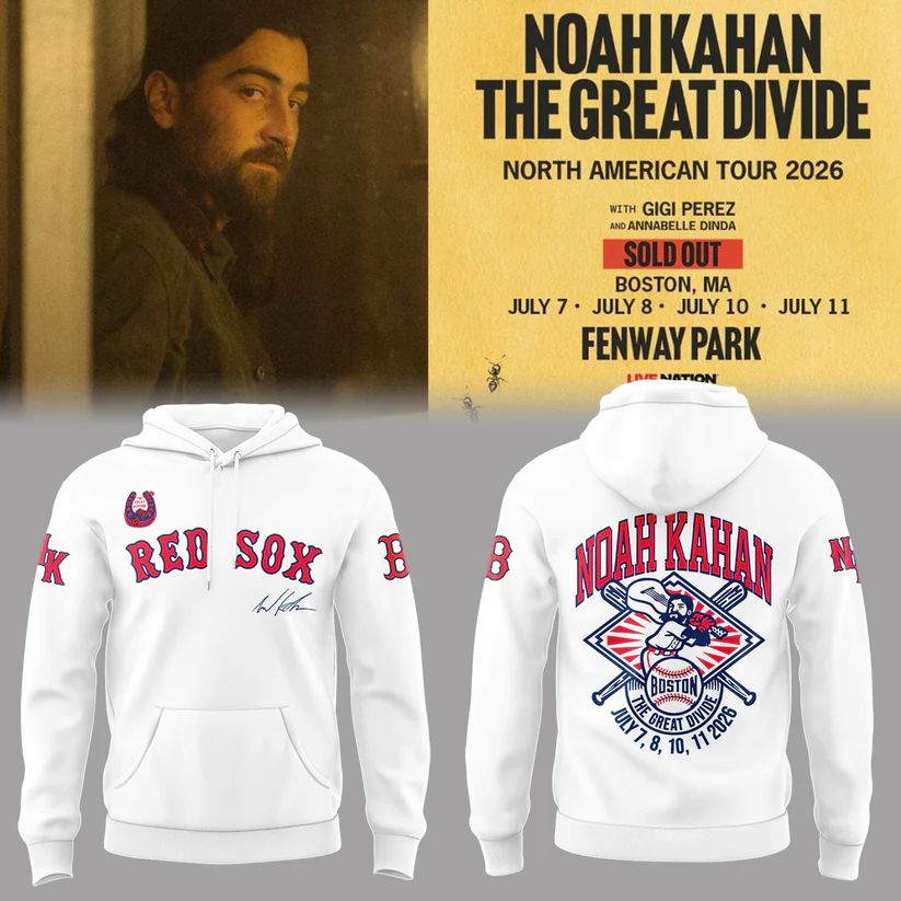 Boston Red Sox x Noah Kahan : The Great Divide Tour Hoodie