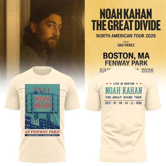 Boston Red Sox x Noah Kahan : The Great Divide Tour Tee
