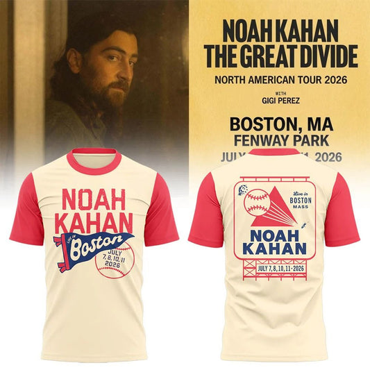 Boston Red Sox x Noah Kahan : The Great Divide Tour Tee
