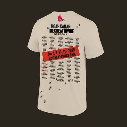 Boston Red Sox x Noah Kahan : The Great Divide Tour Tee