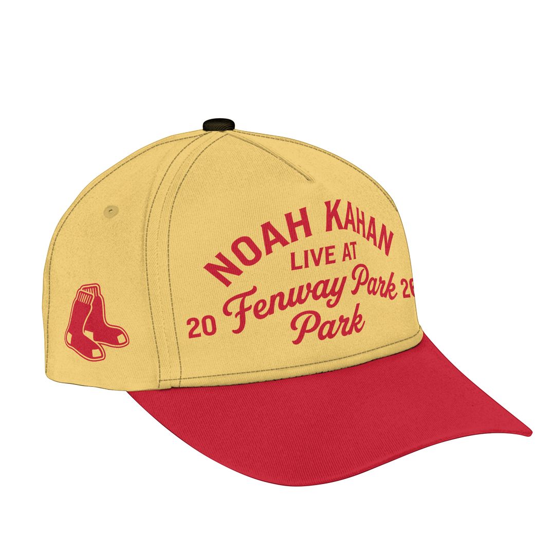 Boston Red Sox x Noah Kahan : The Great Divide Tour - Red & Cream Tee