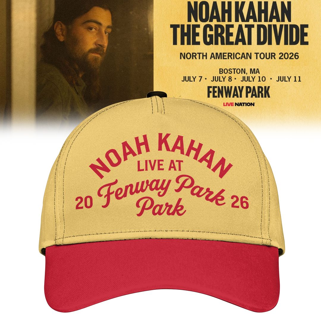 Boston Red Sox x Noah Kahan : The Great Divide Tour - Red & Cream Tee