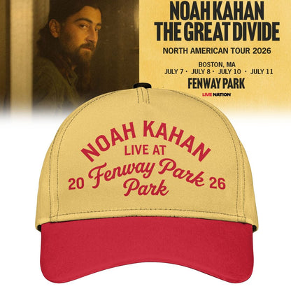 Boston Red Sox x Noah Kahan : The Great Divide Tour - Red & Cream Tee