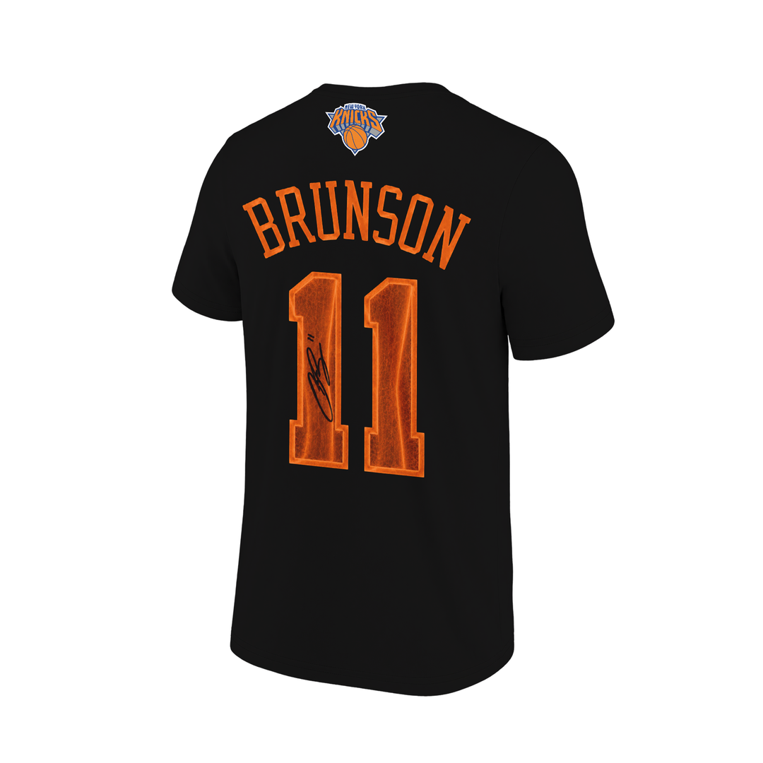 2026 Black T-Shirt "X-Ray" Jalen Brunson Signatures Print