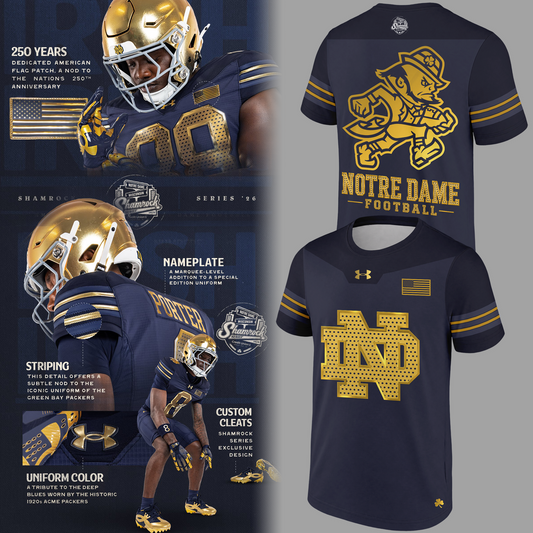 Notre Dame Fighting Irish 2026 Shamrock Series Football Jersey