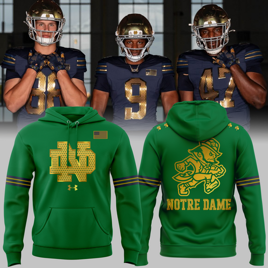 Notre Dame Football 2026 Shamrock Series Hoodie for Fans