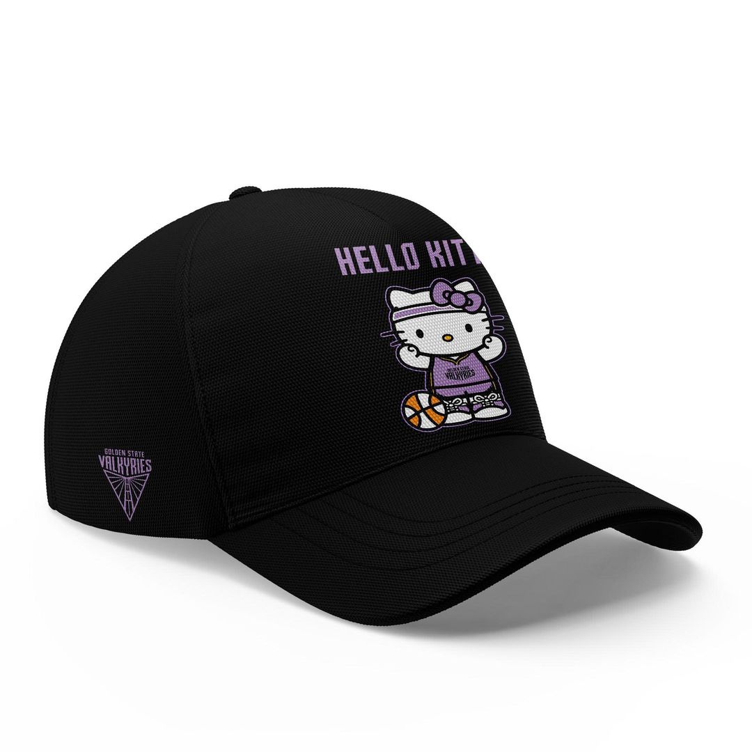 Limited edition T-Shirt Black 2026 Golden State Valkyries x Hello Kitty