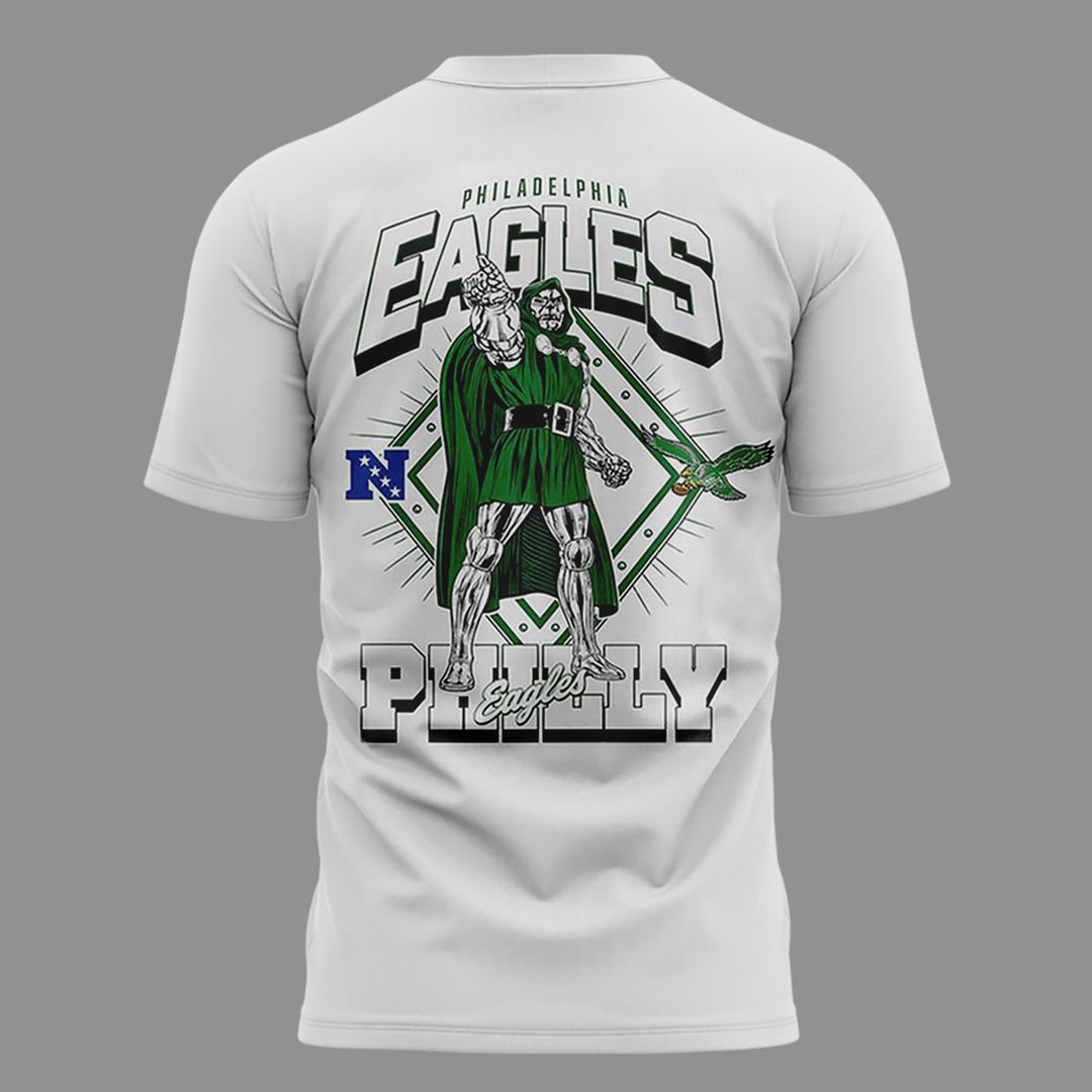 Philadelphia Eagles x Disney Fan Draft 2026 Doctor Doom T-Shirt