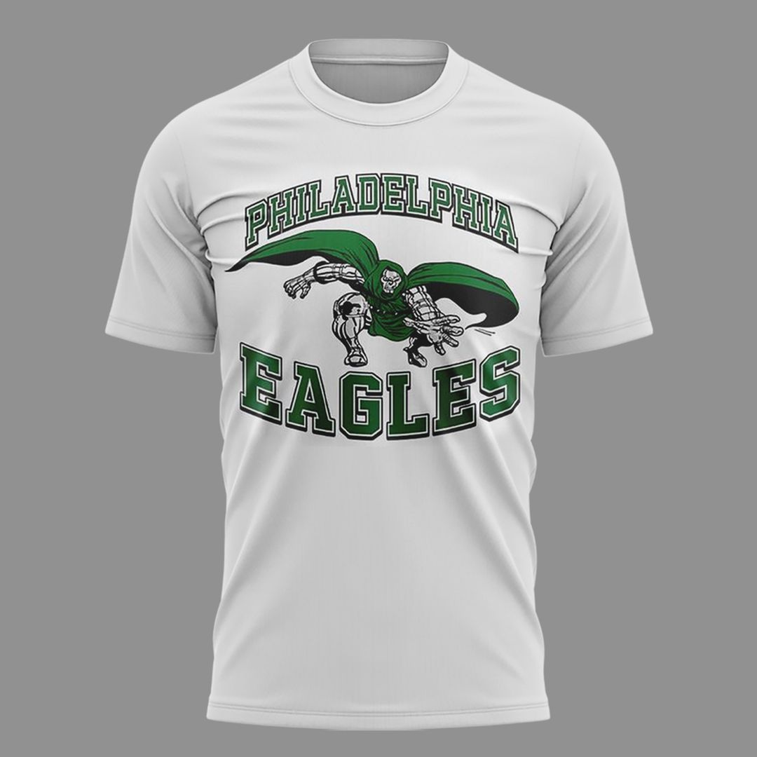 Philadelphia Eagles x Disney Fan Draft 2026 Doctor Doom T-Shirt