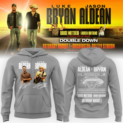 Limited Edition Montana Grizzlies x Jason Aldean And Luke Bryan Hoodie