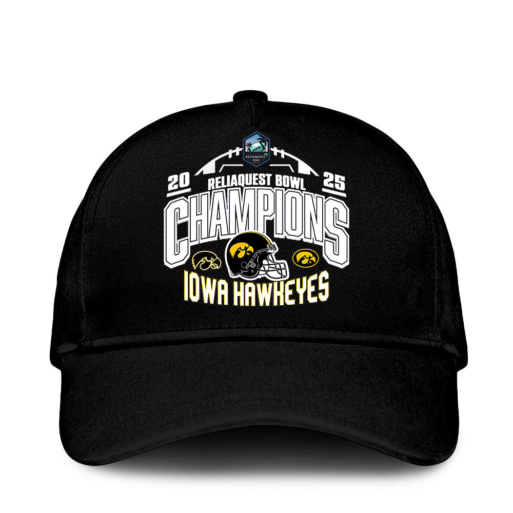 Iowa Football ReliaQuest Bowl CHAMPIONS 2025 Tshirt V2