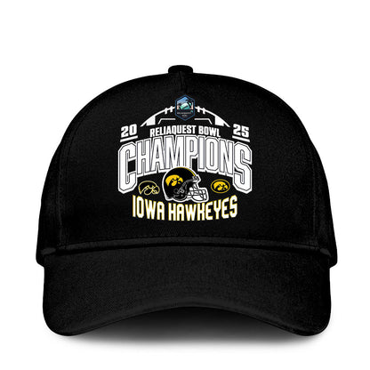 Iowa Football ReliaQuest Bowl CHAMPIONS 2025 Hoodie V2