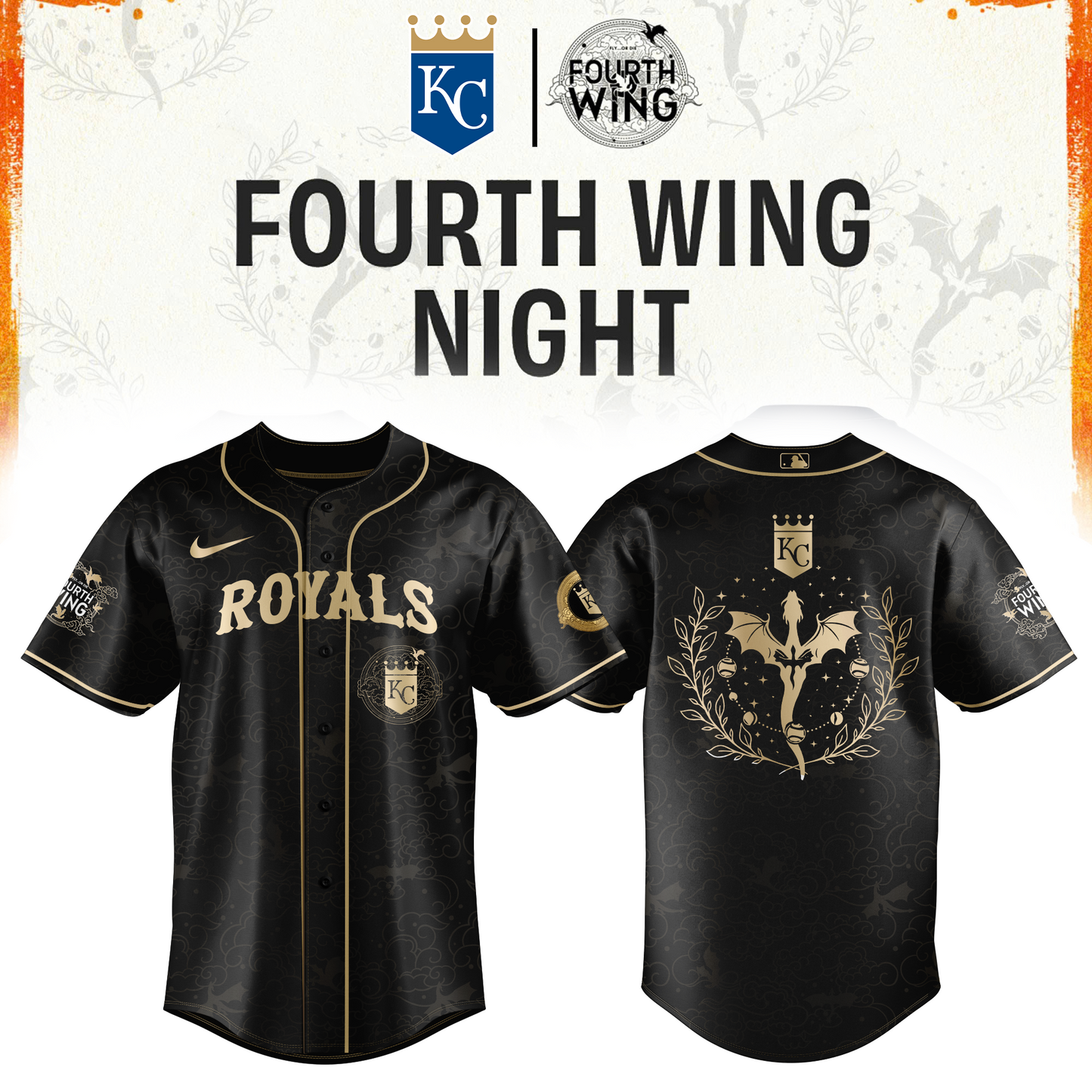 MLB All Teams 26 x Dragon Wing Night Limited Edition Jersey| Cap | Jogger