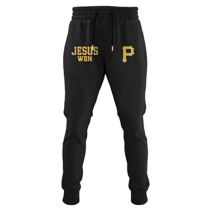 P Pirates x Jesus Won 26 Jersey Black