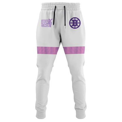Boston Bruins x Hockey Fights Cancer Hoodie Limited Edition