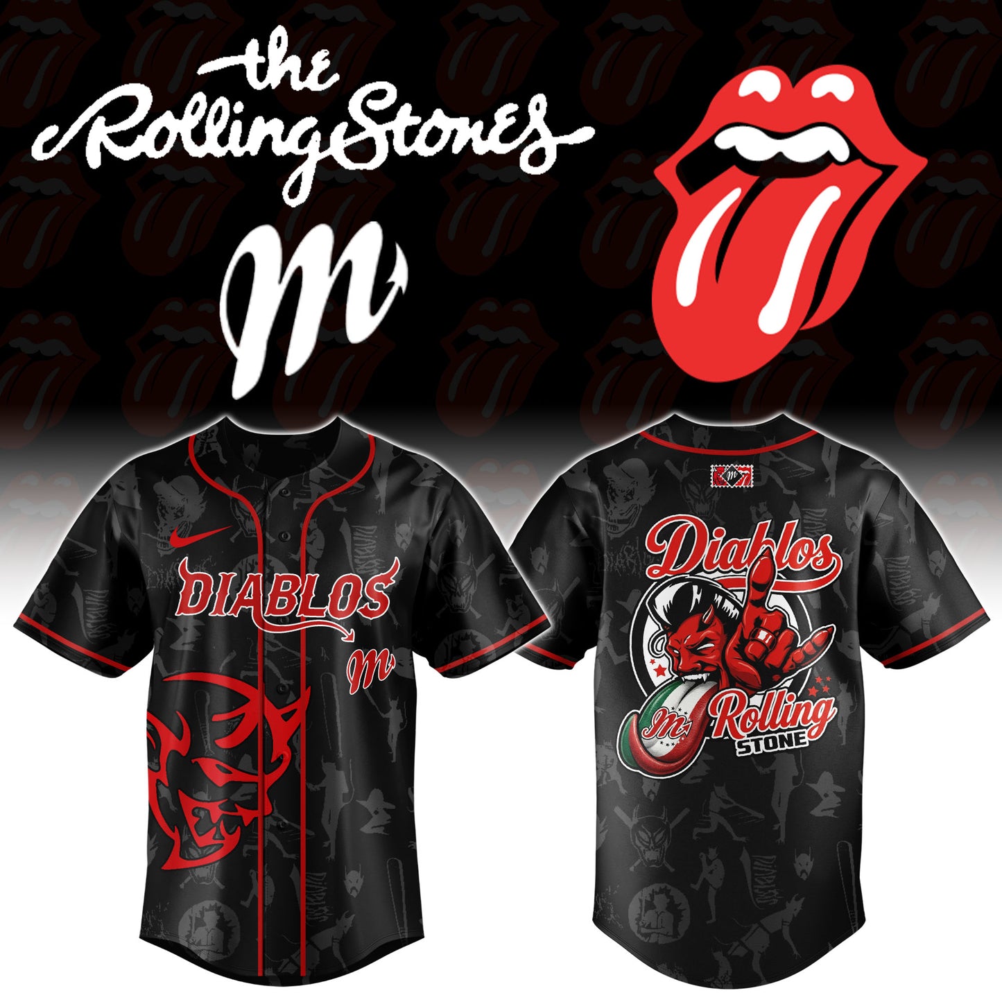 Diablos x The Rolling Stones Jersey 2026