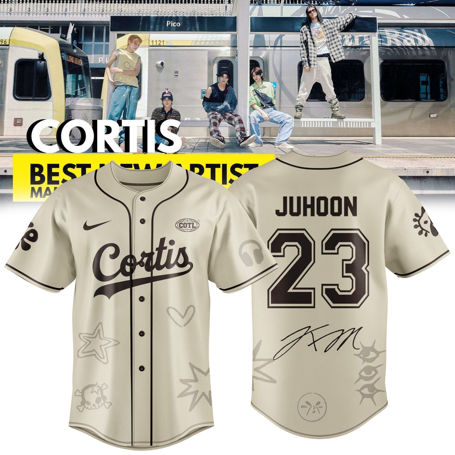 Juhoon - CORTIS Exclusive Baseball Jersey