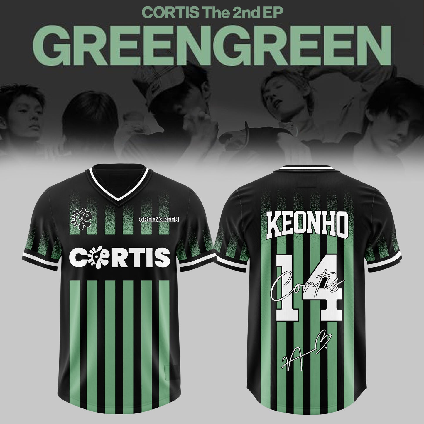 CORTIS: 2ND EP “GREENGREEN” Limited Football Jersey