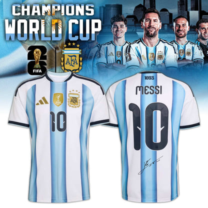 Argentina 2026 World Champions GOAT Jersey